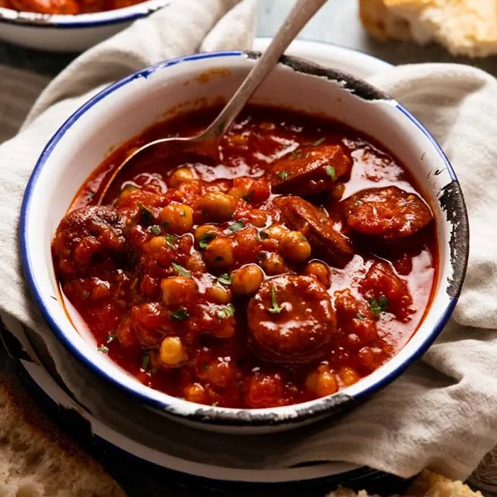 Chorizo and Chickpea Soup