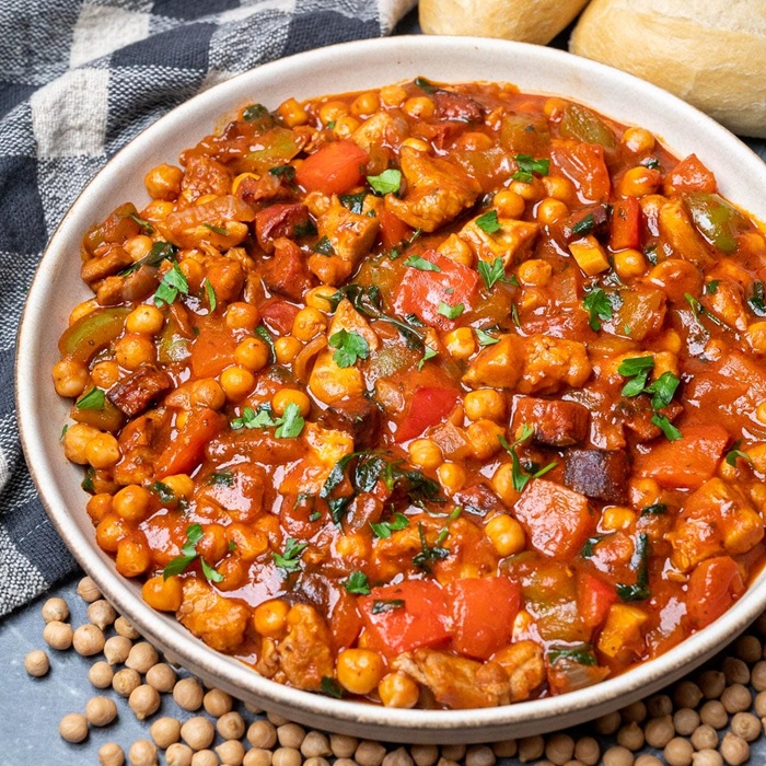 Spanish Beans with Chicken and Chorizo