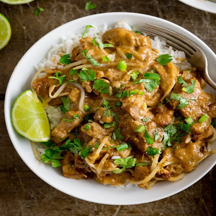 Thai Pork and Peanut Curry