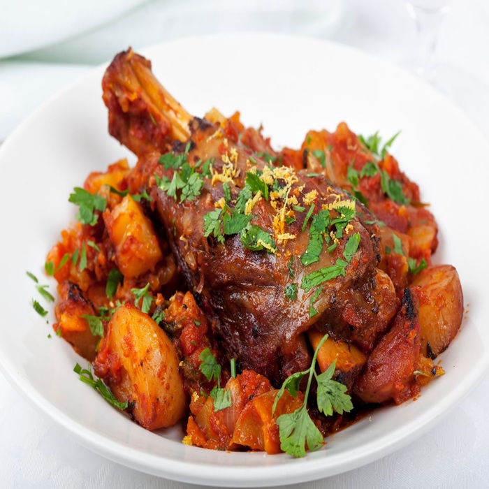 Vietnamese Lamb Shanks with Sweet Potatoes